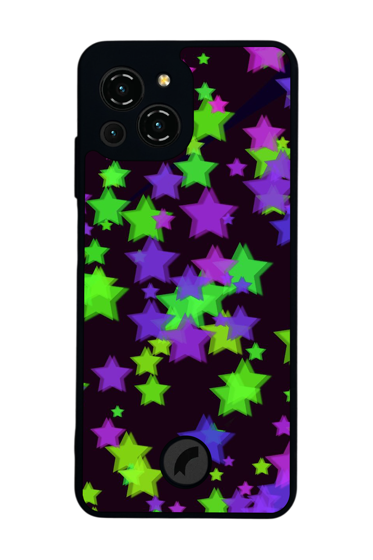 Reeder S23 Pro Max Uyumlu Retro Yildizlar Tasarımlı Glossy Premium Kılıf