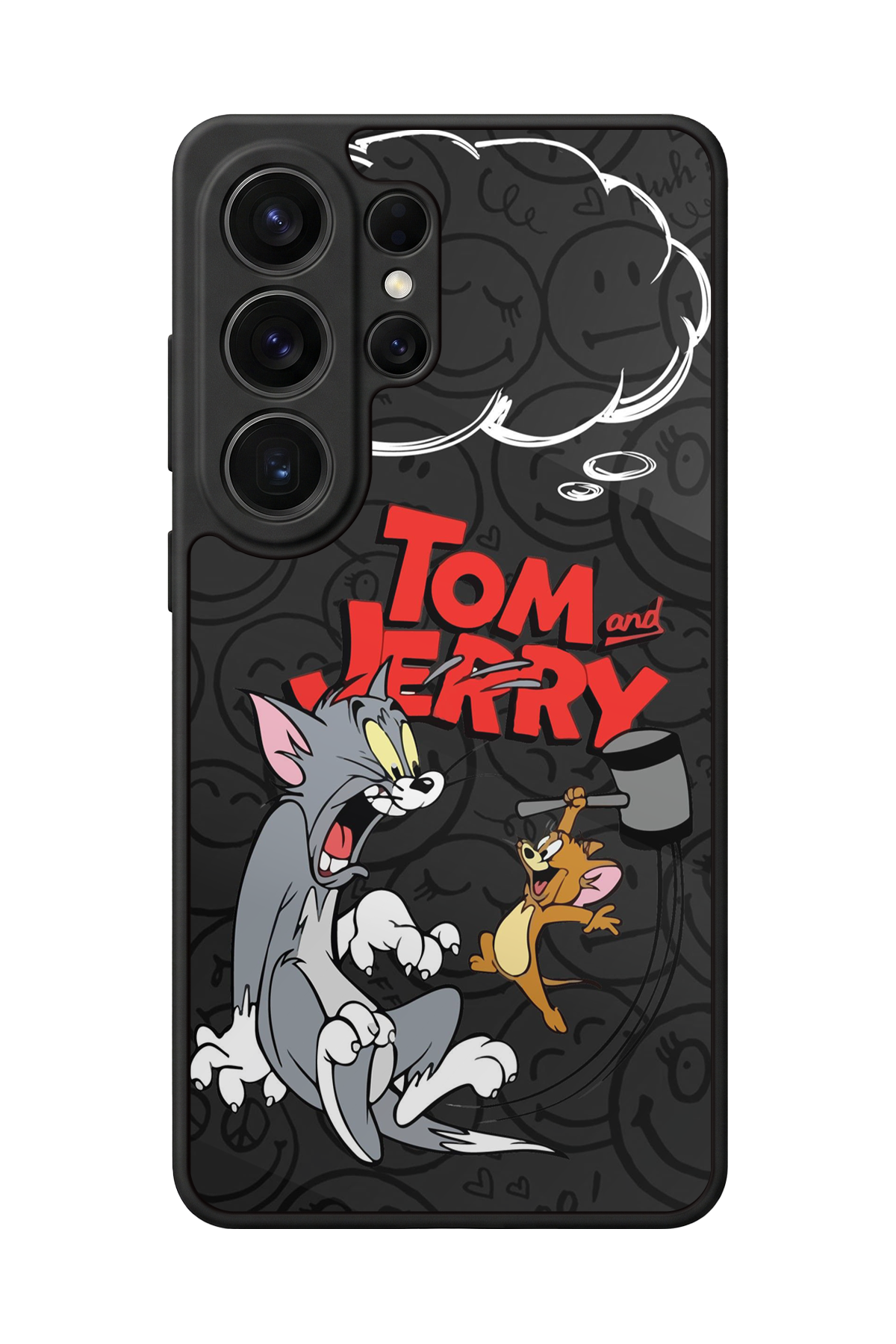 Samsung Galaxy S26 Ultra Uyumlu Tom And Jerry Tasarımlı Glossy Premium Kılıf