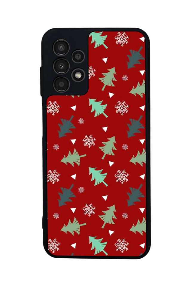 Samsung Galaxy A13 Uyumlu Yilbasi Christmas Tasarımlı Glossy Premium Kılıf