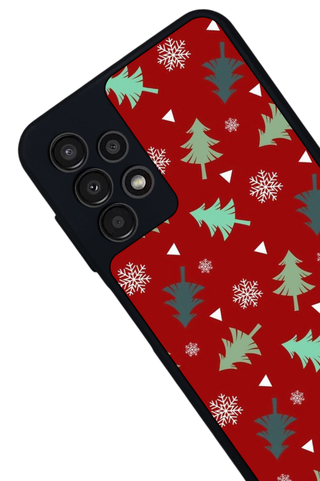 Samsung Galaxy A13 Uyumlu Yilbasi Christmas Tasarımlı Glossy Premium Kılıf
