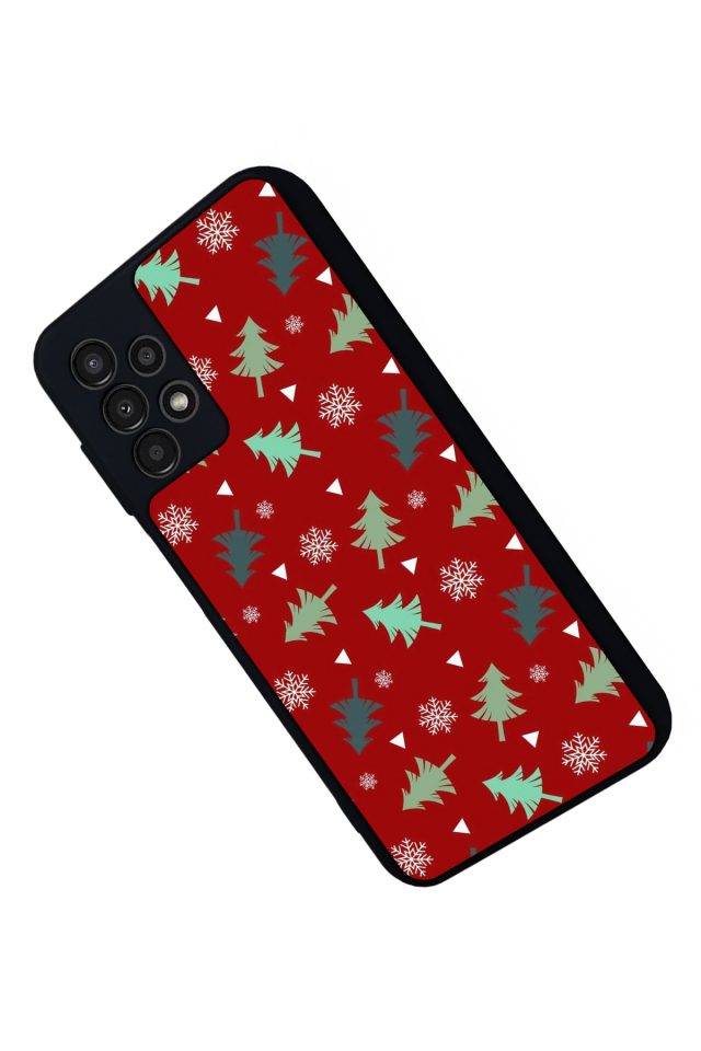 Samsung Galaxy A13 Uyumlu Yilbasi Christmas Tasarımlı Glossy Premium Kılıf