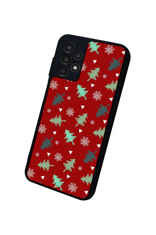 Samsung Galaxy A13 Uyumlu Yilbasi Christmas Tasarımlı Glossy Premium Kılıf