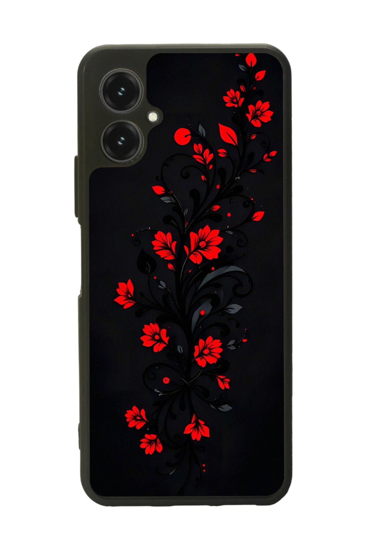 Omix X5 Uyumlu Floral Tasarımlı Glossy Premium Kılıf