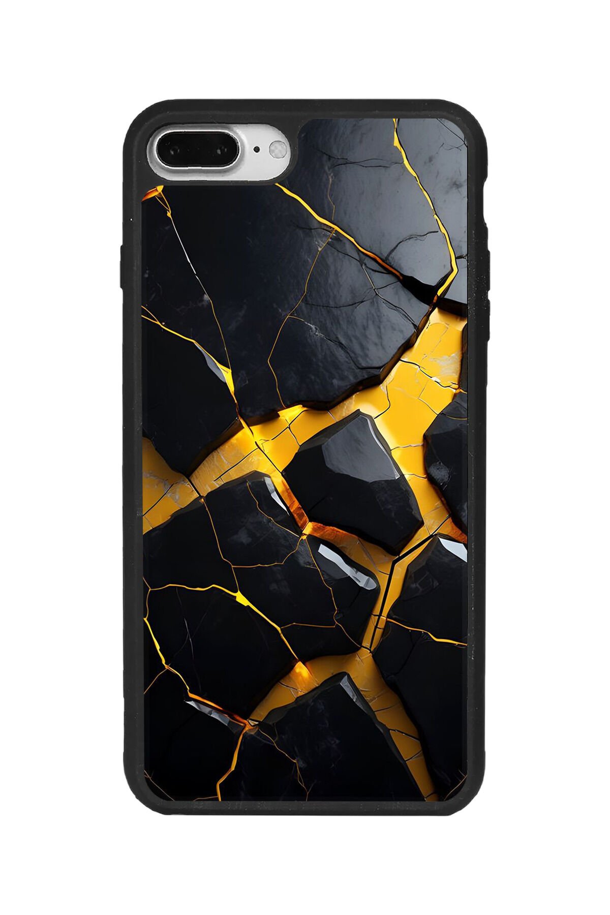 Apple iPhone 7 Plus Siyah Silikon Kılıf Çiziklere ve Darbelere Karşı Koruma