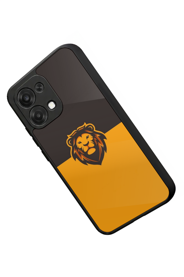 Oppo A6 Pro Uyumlu Aslan Tasarımlı Glossy Premium Kılıf