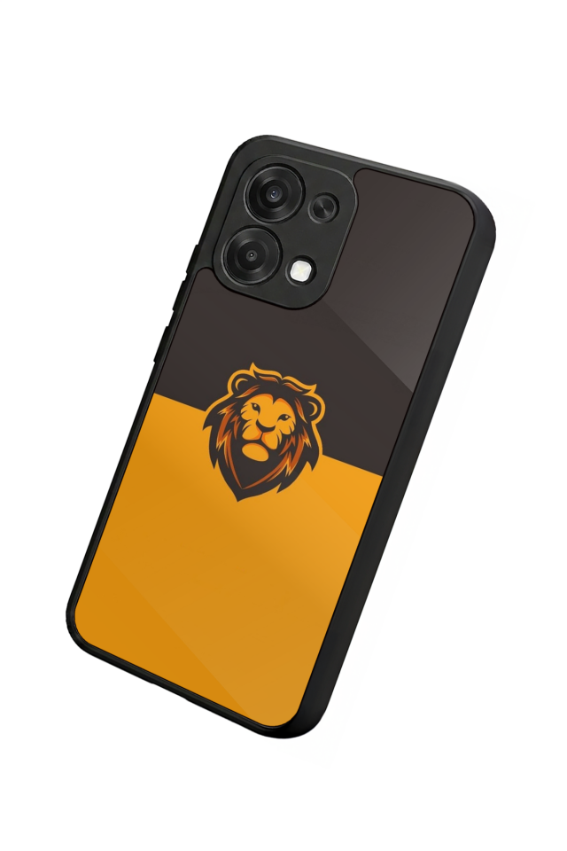 Oppo A6 Pro Uyumlu Aslan Tasarımlı Glossy Premium Kılıf