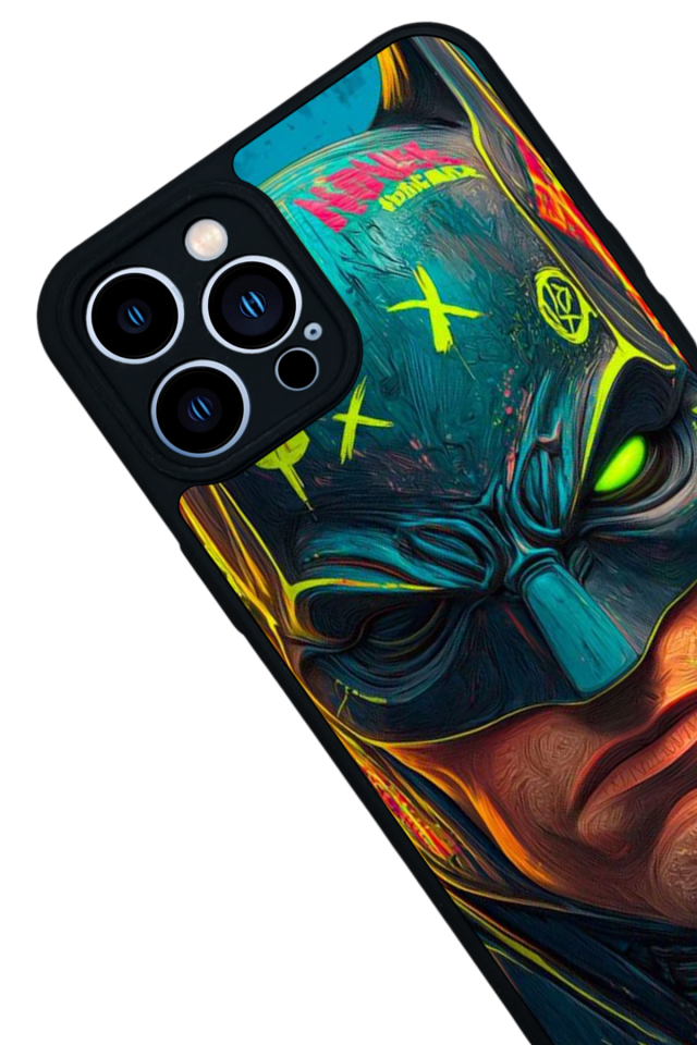 iPhone 13 Pro Max Uyumlu Batman Tasarımlı Glossy Premium Kılıf