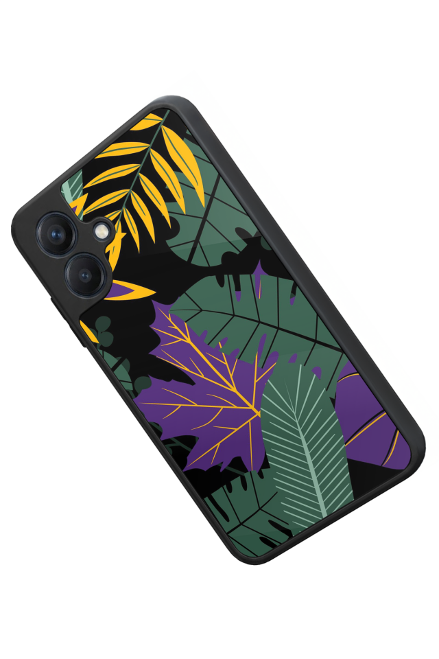 Samsung Galaxy A07 Uyumlu Botanik Tasarımlı Glossy Premium Kılıf