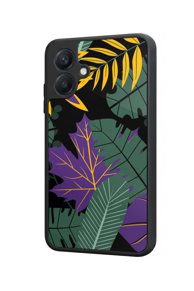 Samsung Galaxy A07 Uyumlu Botanik Tasarımlı Glossy Premium Kılıf