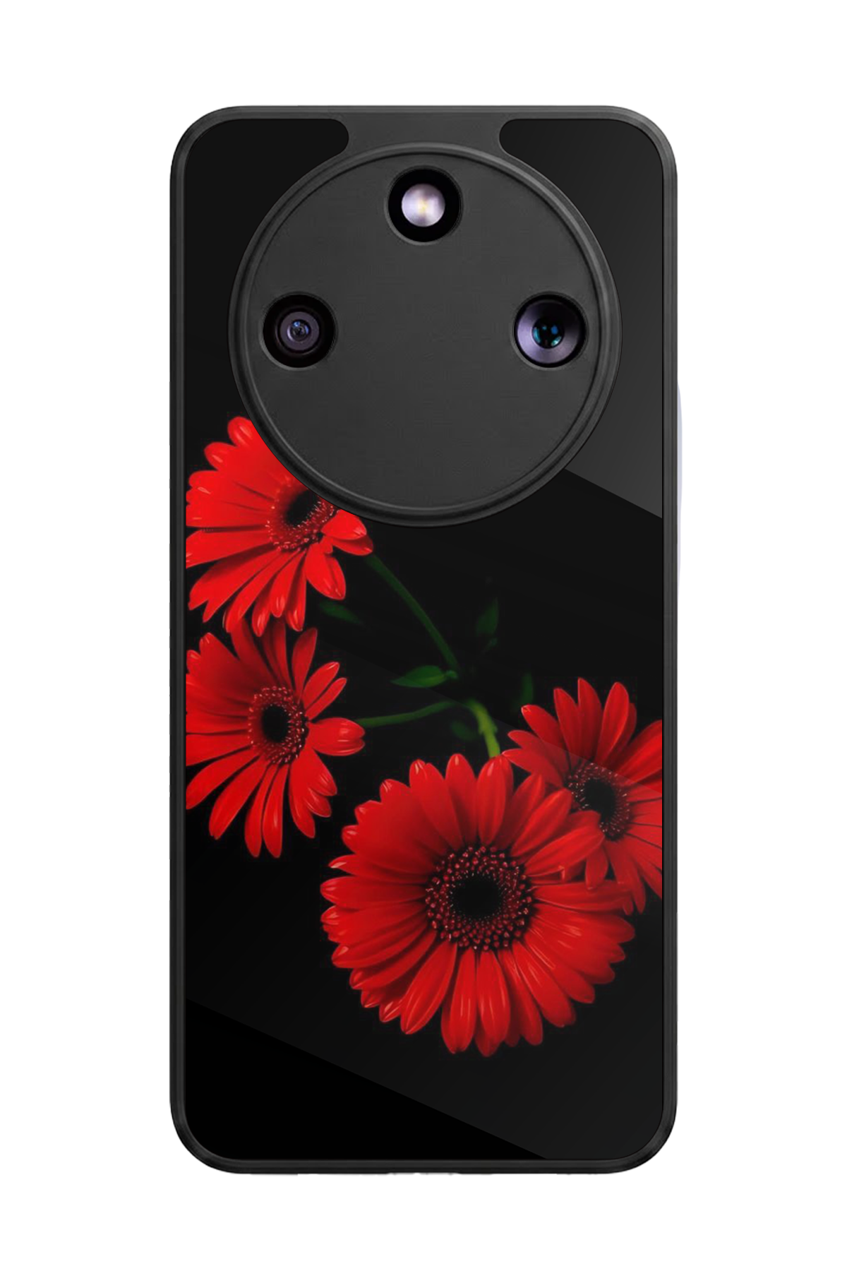 Honor Magic 8 Lite Uyumlu Cicek Tasarımlı Glossy Premium Kılıf