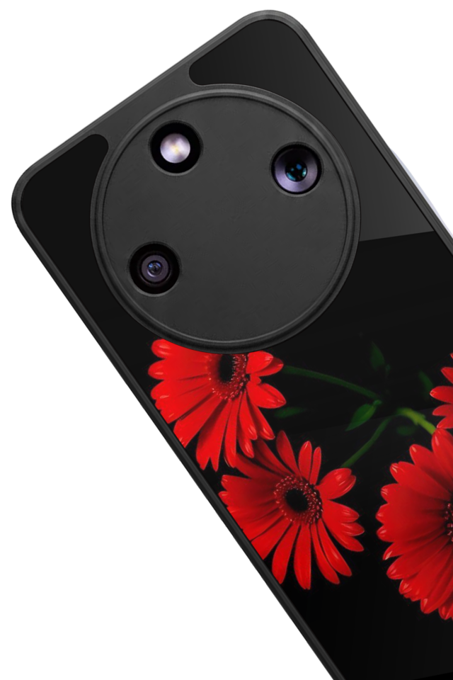 Honor Magic 8 Lite Uyumlu Cicek Tasarımlı Glossy Premium Kılıf