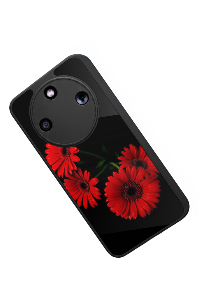 Honor Magic 8 Lite Uyumlu Cicek Tasarımlı Glossy Premium Kılıf