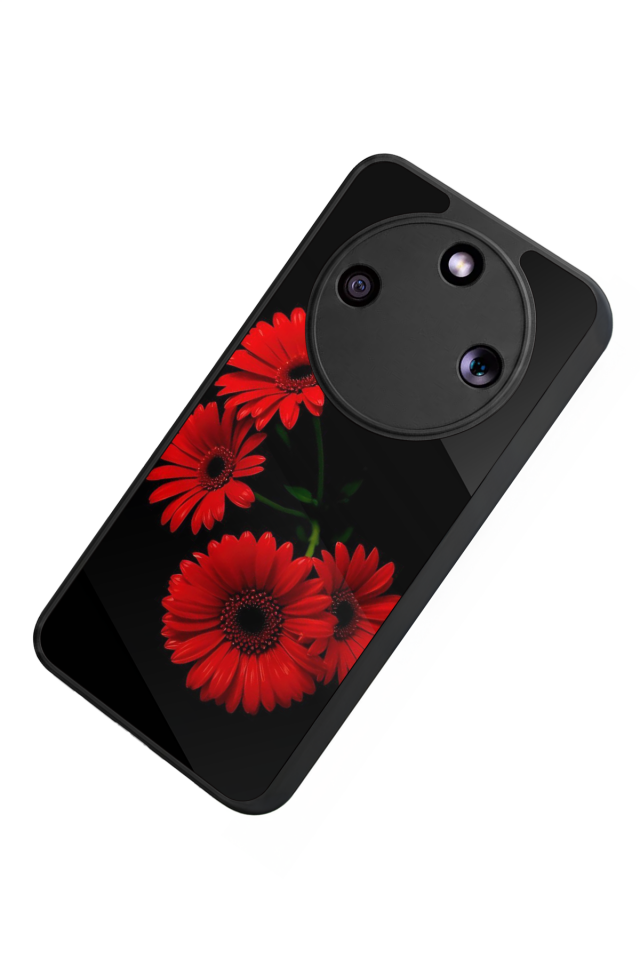 Honor Magic 8 Lite Uyumlu Cicek Tasarımlı Glossy Premium Kılıf