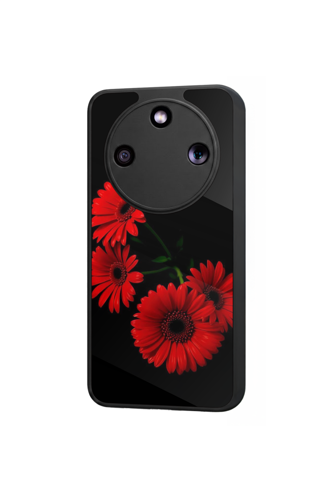 Honor Magic 8 Lite Uyumlu Cicek Tasarımlı Glossy Premium Kılıf
