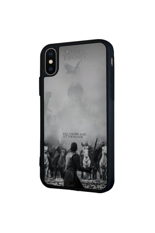 iPhone X/ XS Uyumlu GameOfThrones Tasarımlı Glossy Premium Kılıf