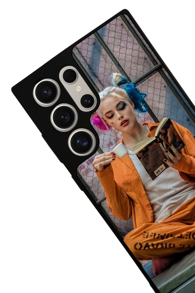 Samsung Galaxy S23 Ultra Uyumlu HarleyQueen Tasarımlı Glossy Premium Kılıf