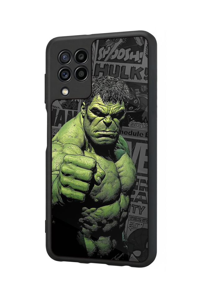 Samsung Galaxy M22 Uyumlu Hulk Tasarımlı Glossy Premium Kılıf
