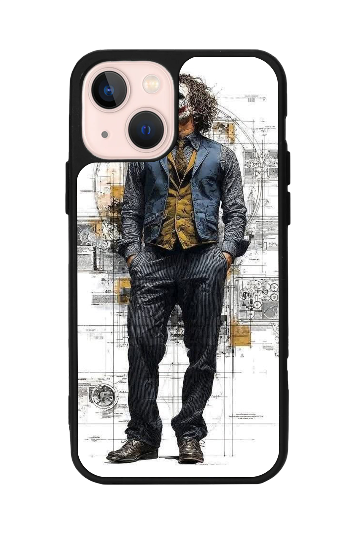 iPhone 15 Uyumlu Joker Tasarımlı Glossy Premium Kılıf
