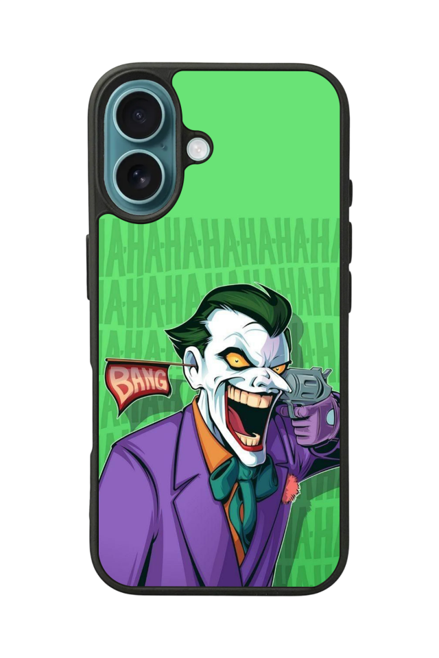 iPhone 16 Plus Uyumlu Joker Tasarımlı Glossy Premium Kılıf
