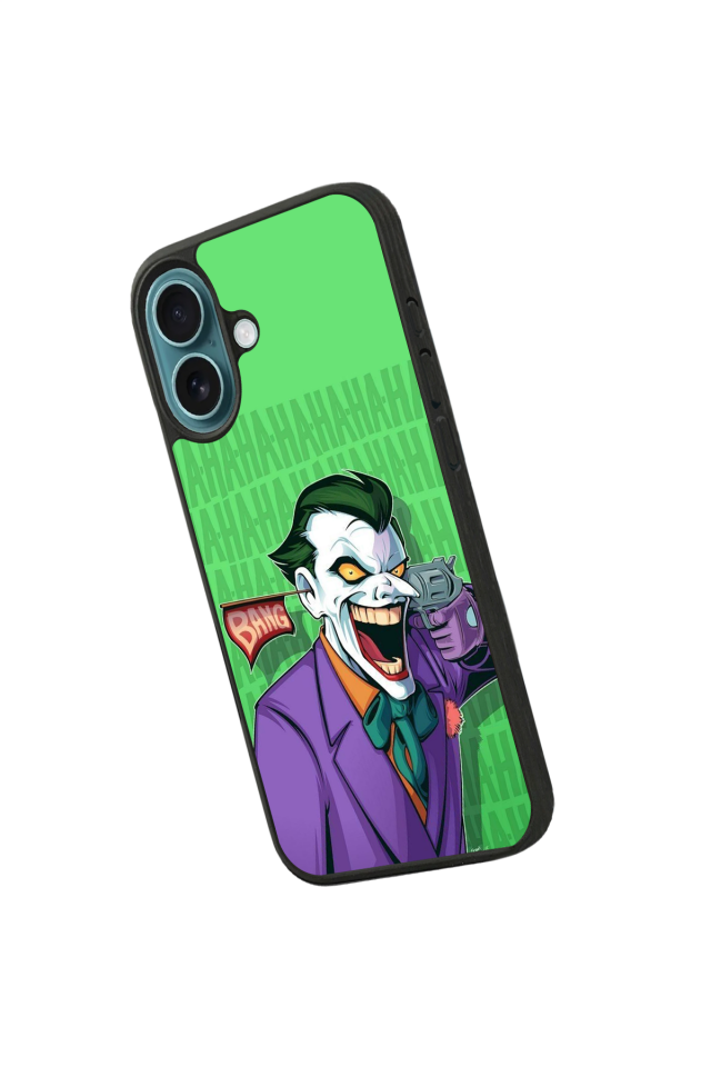 iPhone 16 Plus Uyumlu Joker Tasarımlı Glossy Premium Kılıf