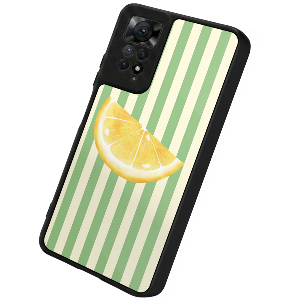 Xiaomi Redmi Note 11 Pro Uyumlu Limon Tasarımlı Glossy Premium Kılıf