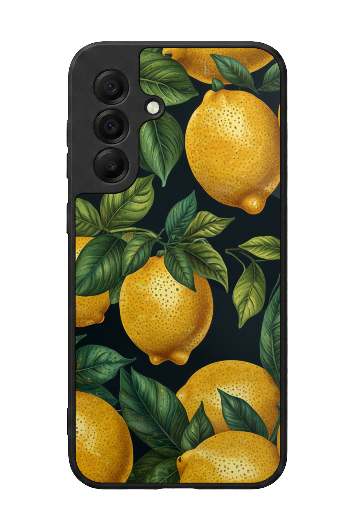 Samsung Galaxy A17 Uyumlu Limon Tasarımlı Glossy Premium Kılıf