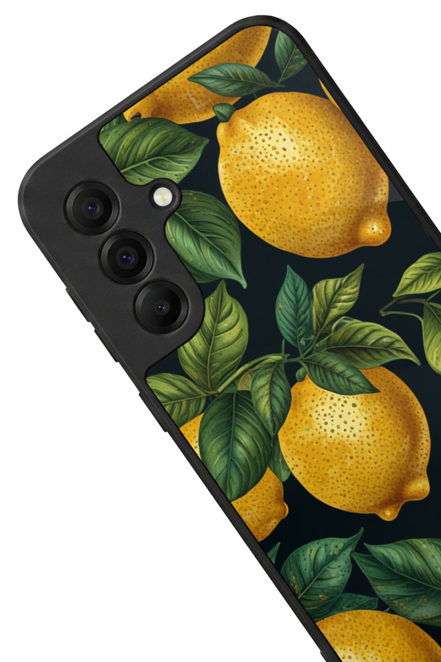 Samsung Galaxy A17 Uyumlu Limon Tasarımlı Glossy Premium Kılıf