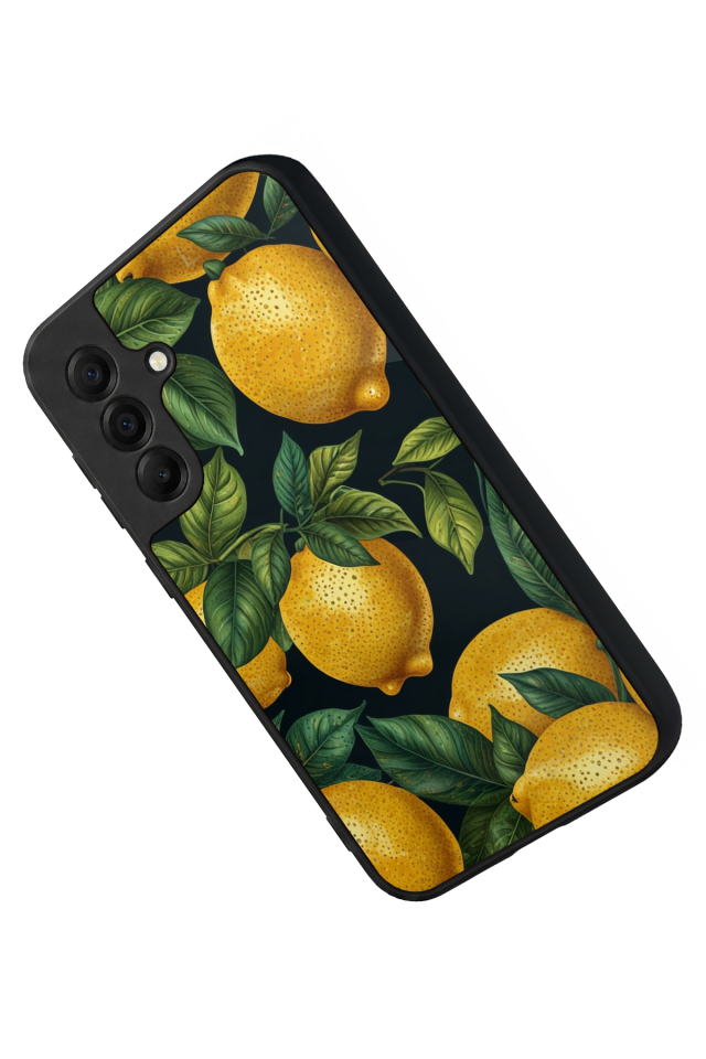 Samsung Galaxy A17 Uyumlu Limon Tasarımlı Glossy Premium Kılıf