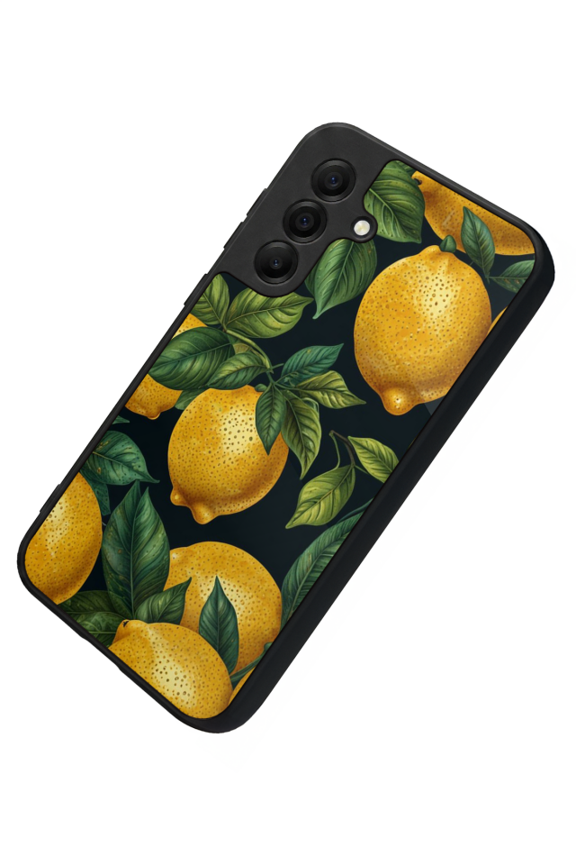 Samsung Galaxy A17 Uyumlu Limon Tasarımlı Glossy Premium Kılıf