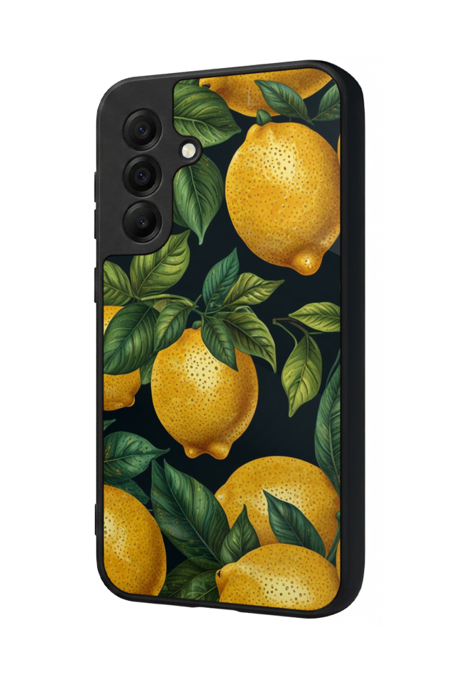 Samsung Galaxy A17 Uyumlu Limon Tasarımlı Glossy Premium Kılıf