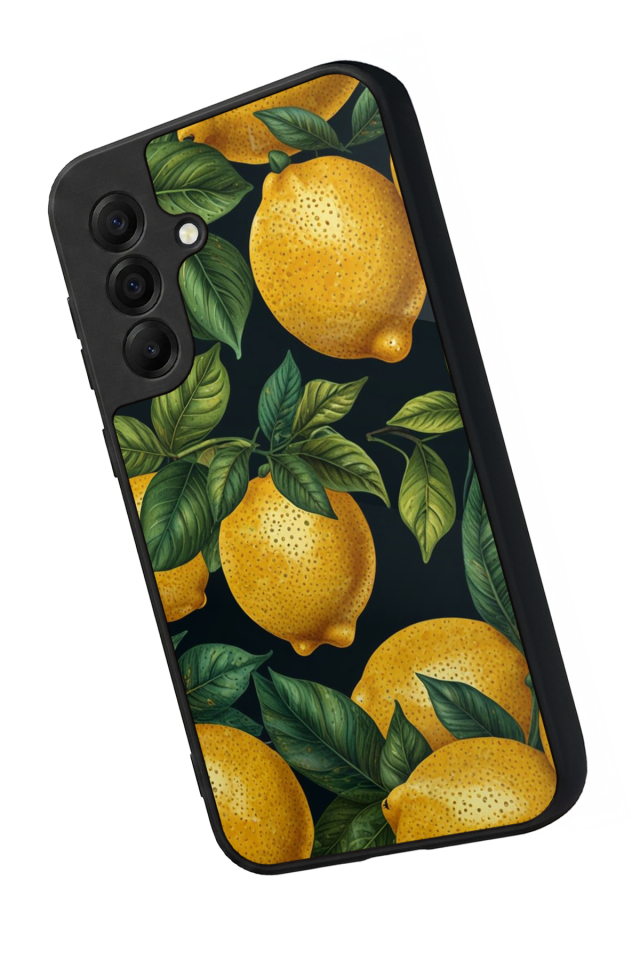 Samsung Galaxy A17 Uyumlu Limon Tasarımlı Glossy Premium Kılıf