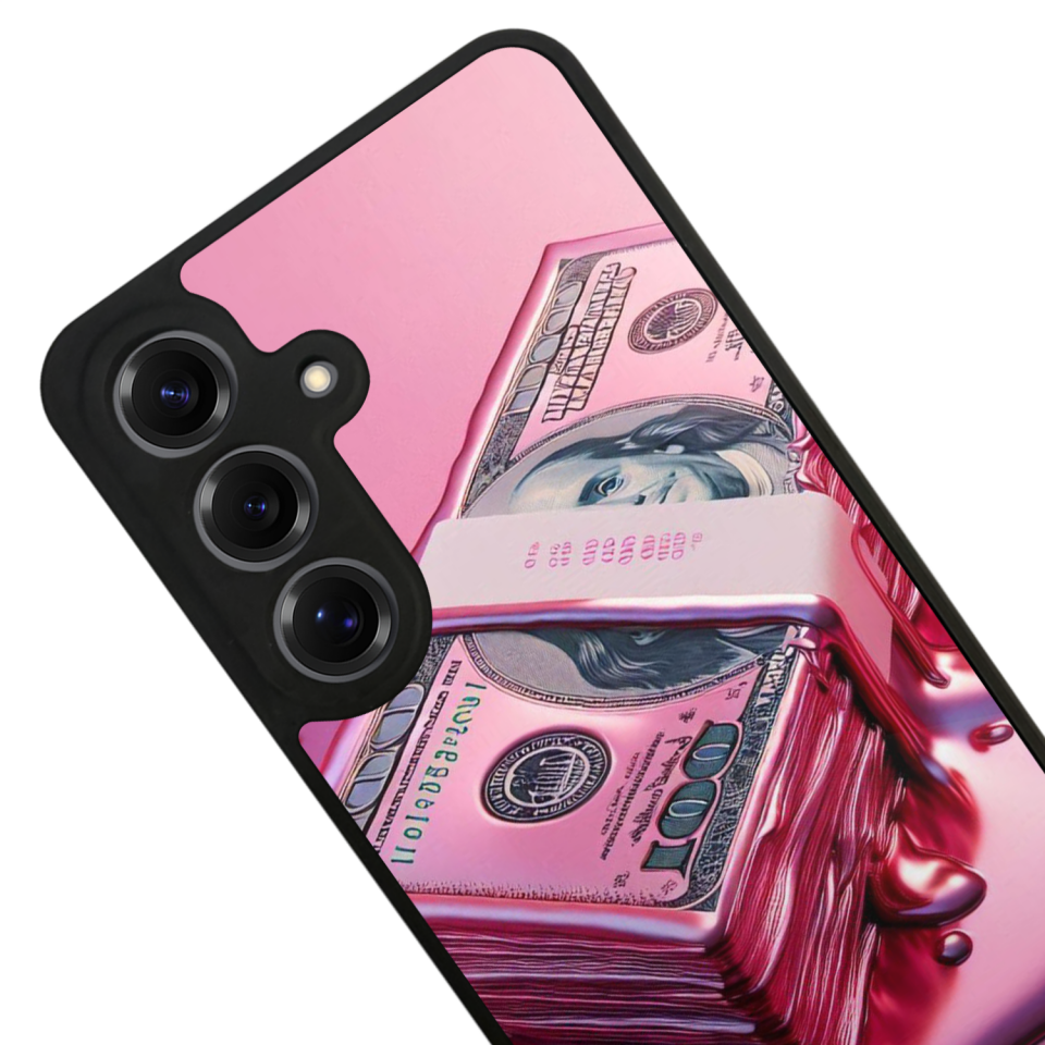Samsung Galaxy S25 Uyumlu Money Para Tasarımlı Glossy Premium Kılıf