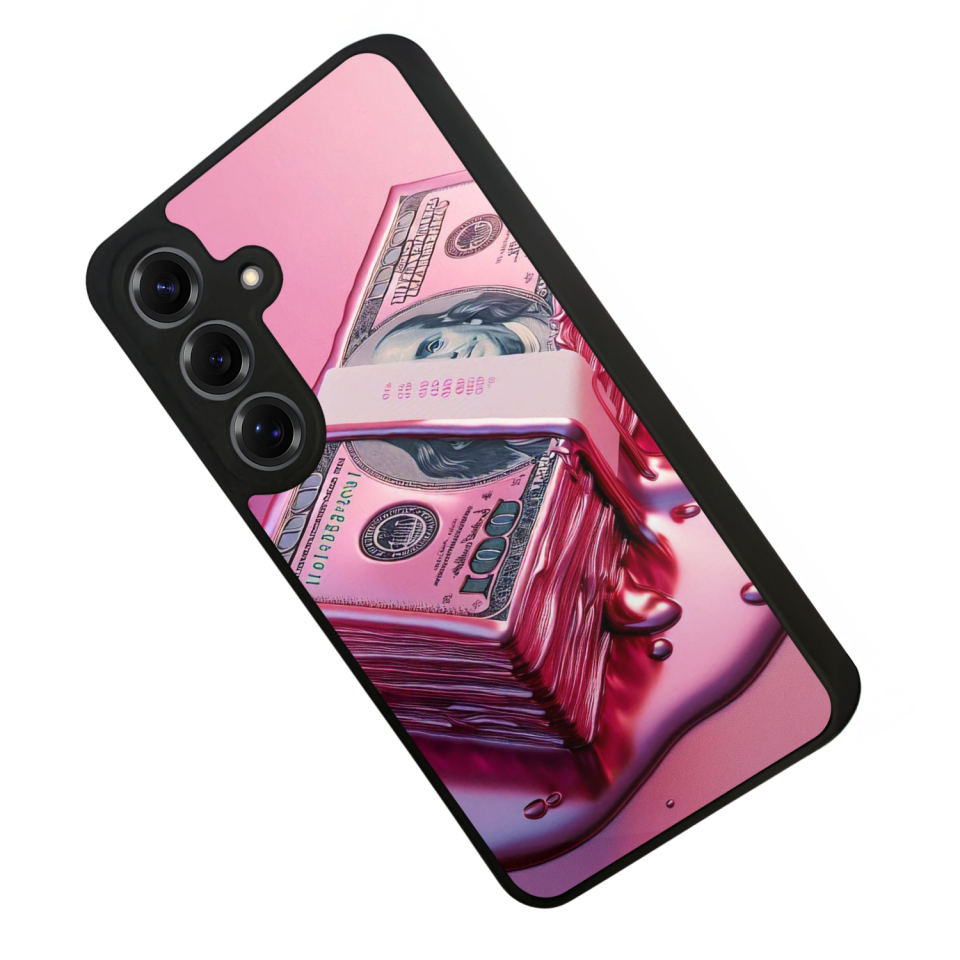 Samsung Galaxy S25 Uyumlu Money Para Tasarımlı Glossy Premium Kılıf
