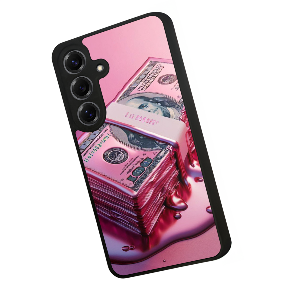 Samsung Galaxy S25 Uyumlu Money Para Tasarımlı Glossy Premium Kılıf