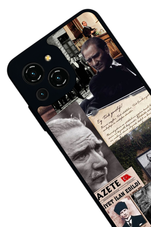 Reeder S23 Pro Max Uyumlu Mustafa Kemal Ataturk Tasarımlı Glossy Premium Kılıf