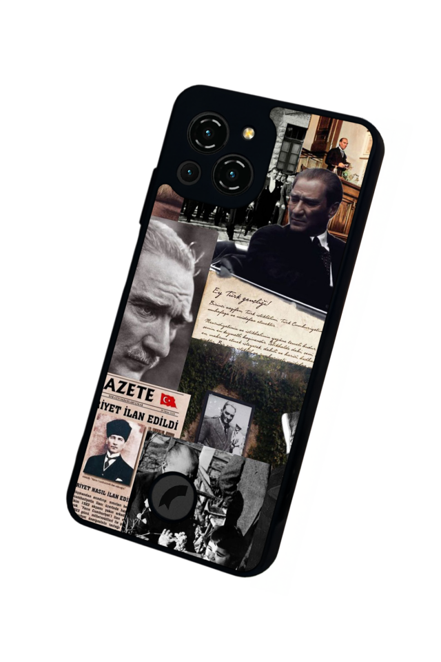 Reeder S23 Pro Max Uyumlu Mustafa Kemal Ataturk Tasarımlı Glossy Premium Kılıf
