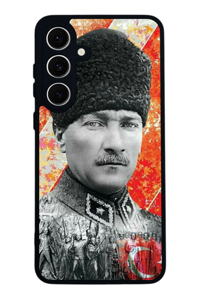 Samsung Galaxy A16 Uyumlu Mustafa Kemal Ataturk Tasarımlı Glossy Premium Kılıf