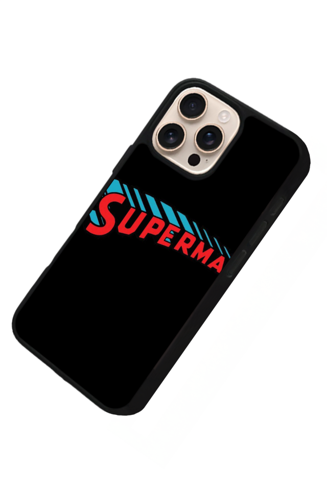 iPhone 14 Pro Uyumlu Superman Tasarımlı Glossy Premium Kılıf