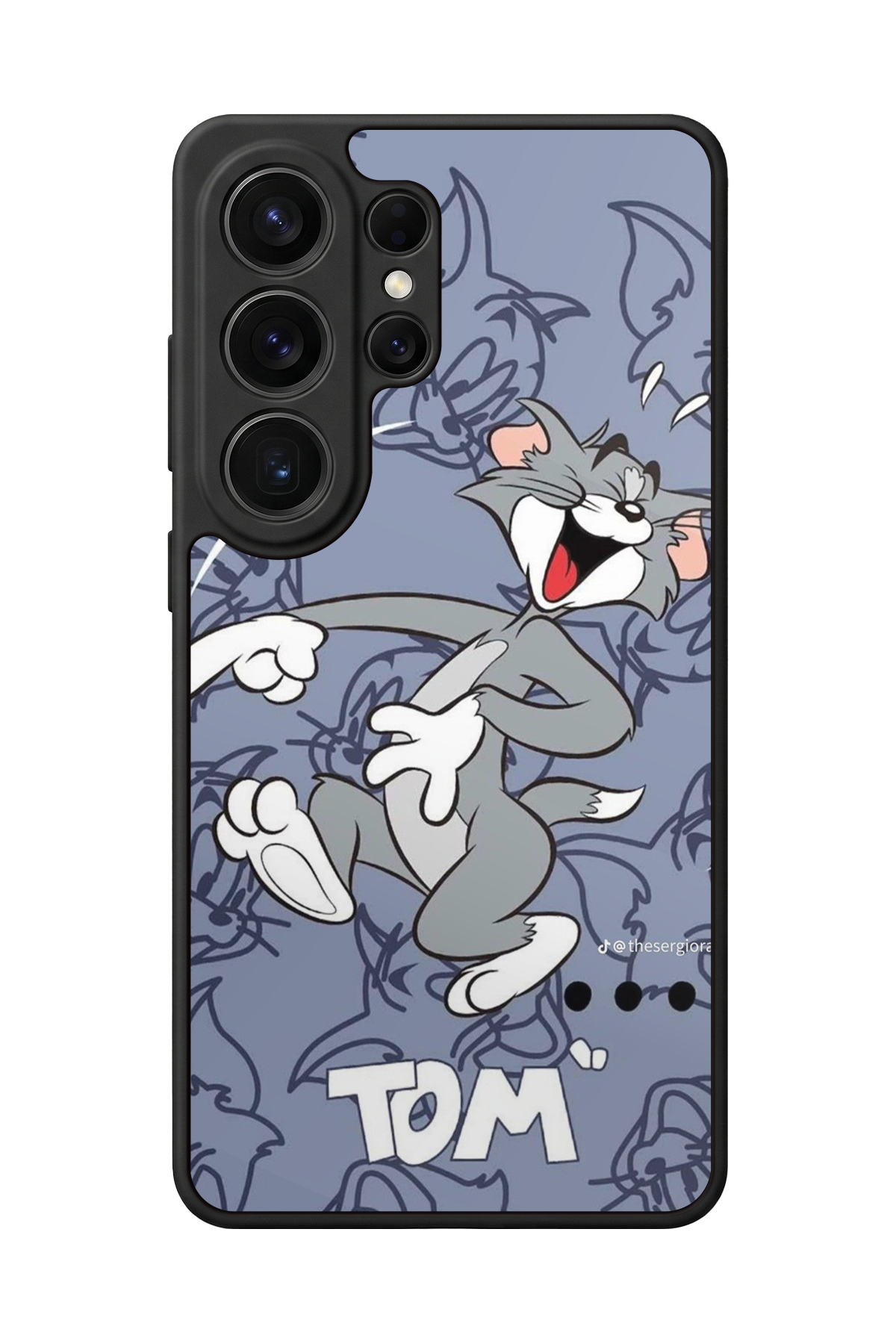 Samsung Galaxy S26 Ultra Uyumlu Tom And Jerry Tasarımlı Glossy Premium Kılıf