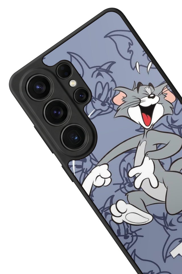 Samsung Galaxy S26 Ultra Uyumlu Tom And Jerry Tasarımlı Glossy Premium Kılıf