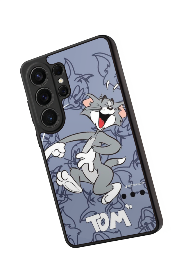 Samsung Galaxy S26 Ultra Uyumlu Tom And Jerry Tasarımlı Glossy Premium Kılıf