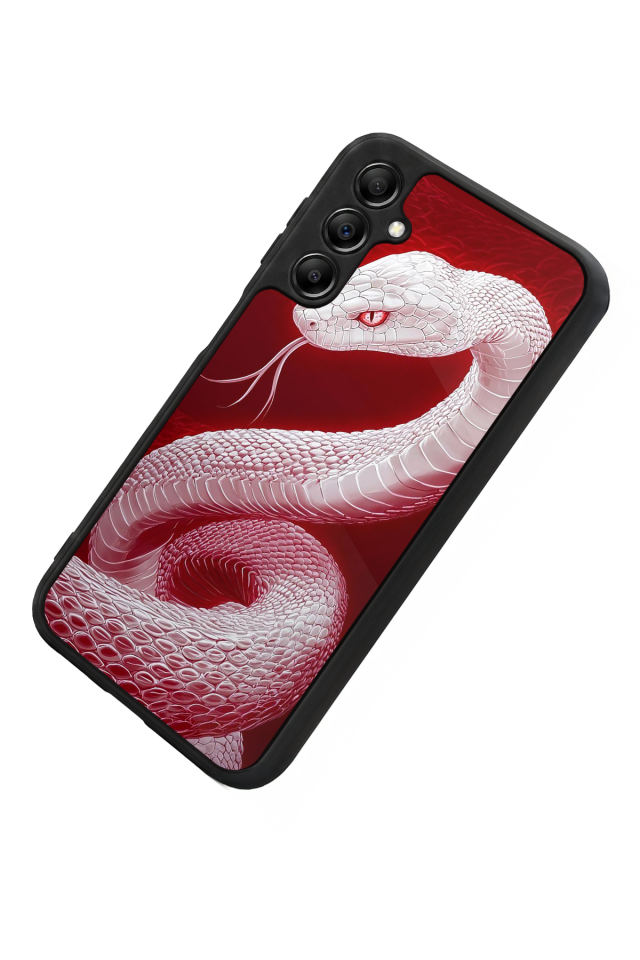 Samsung Galaxy A14 Uyumlu Yılan Tasarımlı Glossy Premium Kılıf