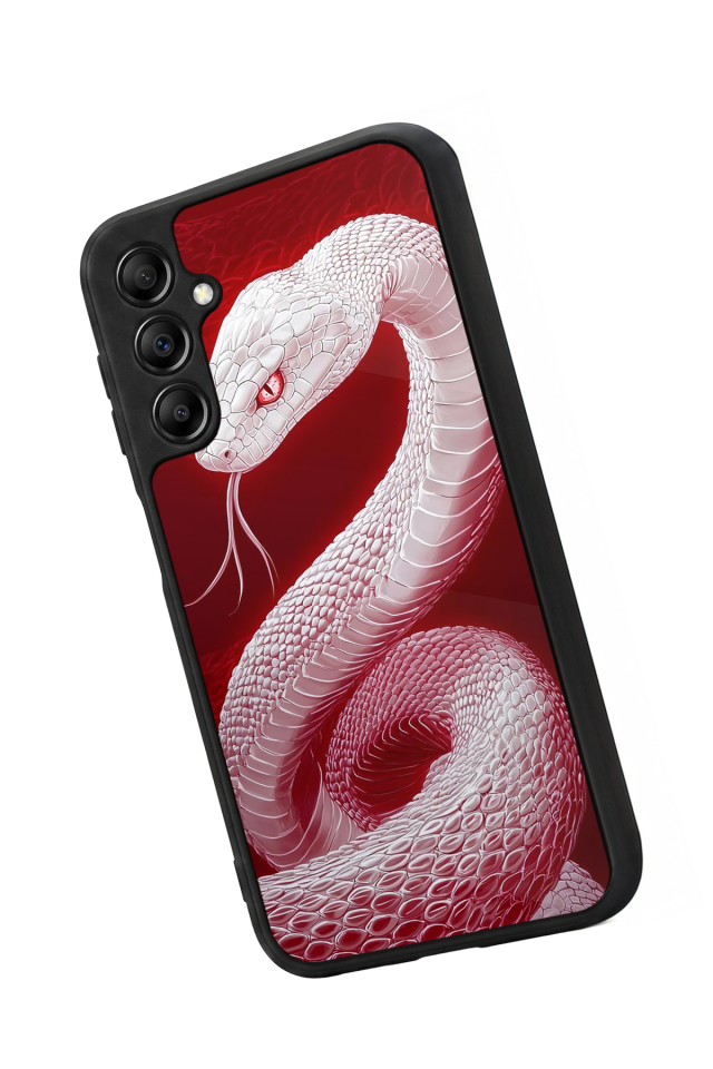 Samsung Galaxy A14 Uyumlu Yılan Tasarımlı Glossy Premium Kılıf