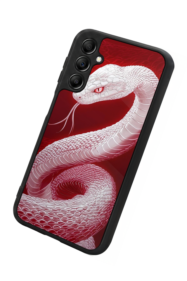 Samsung Galaxy A14 Uyumlu Yılan Tasarımlı Glossy Premium Kılıf