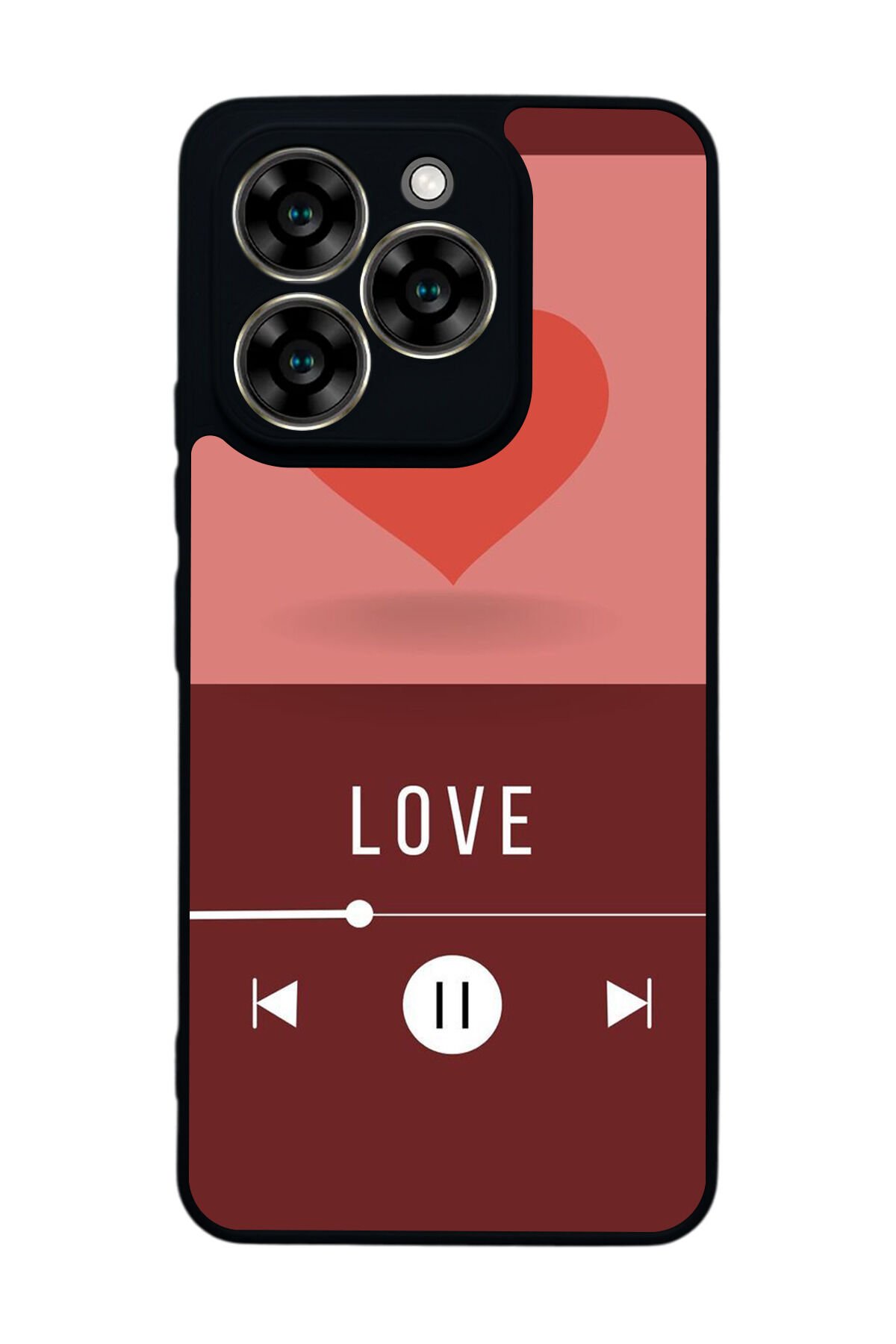 Reeder S919 Uyumlu Kalp Love Tasarımlı Glossy Premium Kılıf