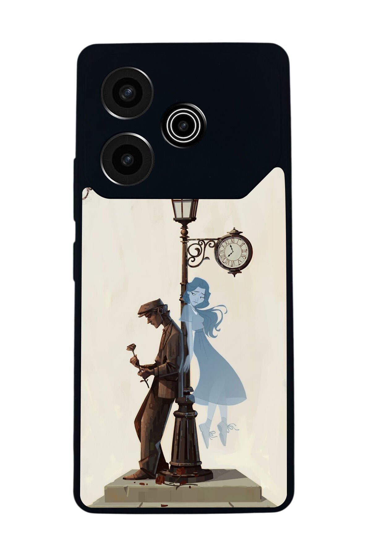 Tecno Pova 6 Uyumlu Kalp Love Tasarımlı Glossy Premium Kılıf