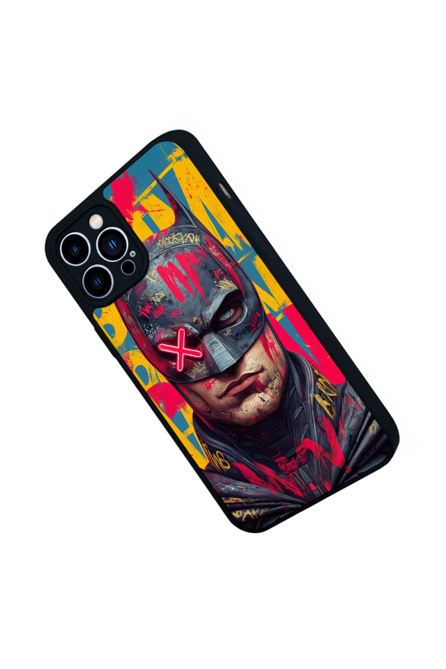 iPhone 13 Pro Max Uyumlu Batman Tasarımlı Glossy Premium Kılıf