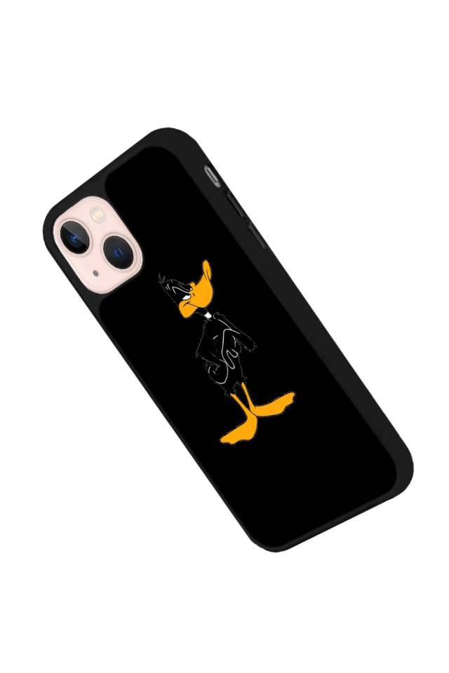 iPhone 13/14 Uyumlu Daffy duck Tasarımlı Glossy Premium Kılıf