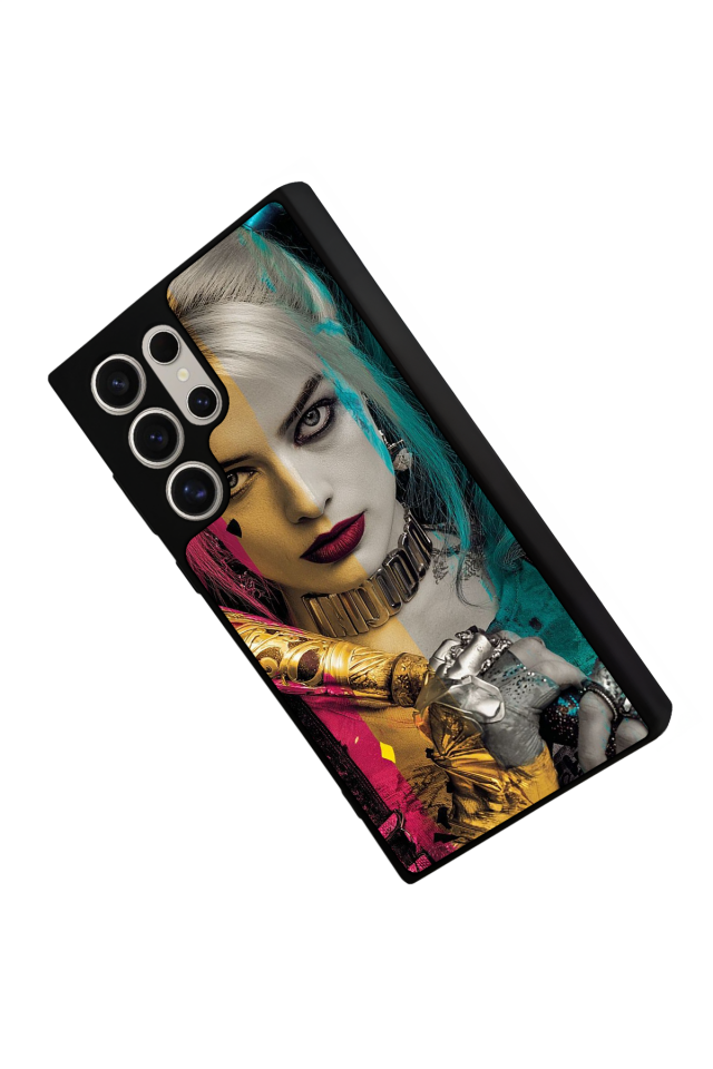 Samsung Galaxy S23 Ultra Uyumlu HarleyQueen Tasarımlı Glossy Premium Kılıf