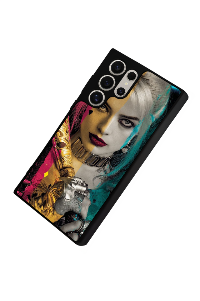 Samsung Galaxy S23 Ultra Uyumlu HarleyQueen Tasarımlı Glossy Premium Kılıf